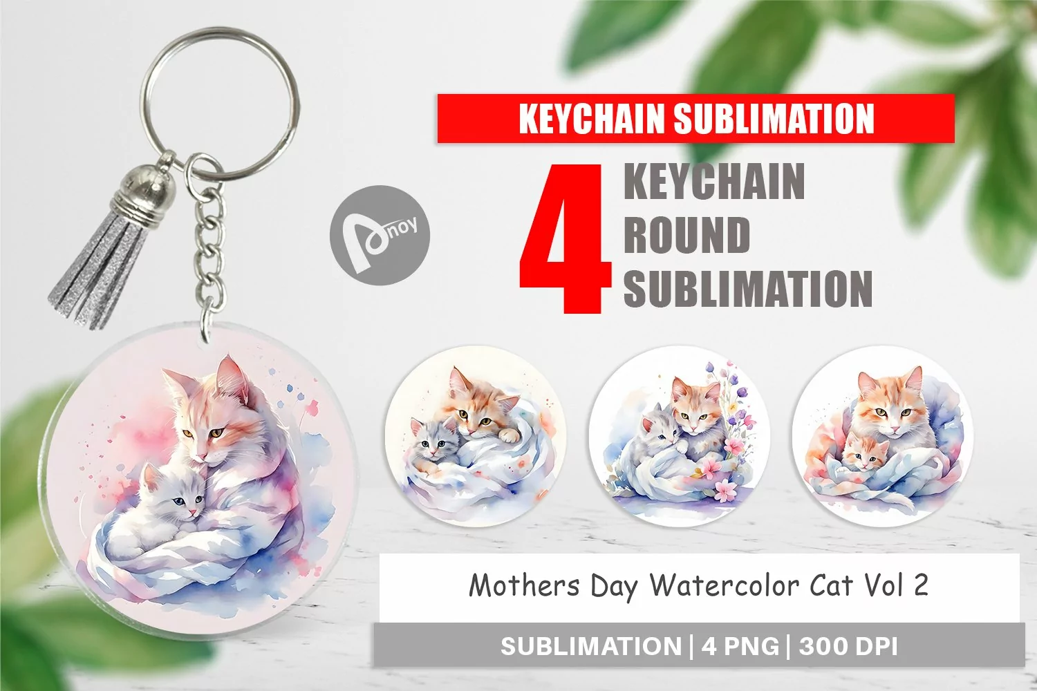 Keychain Mothers Day Cat product image 1