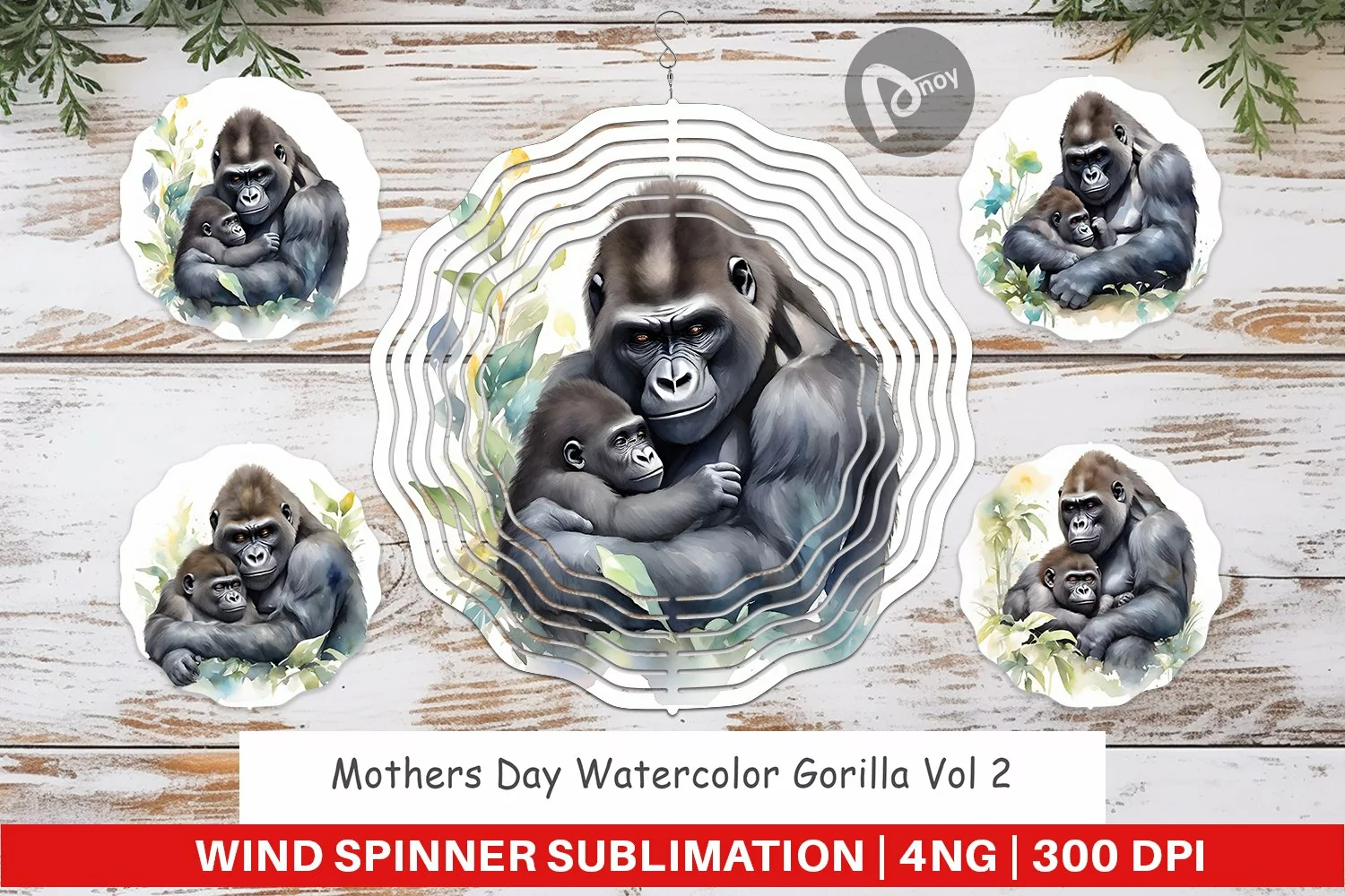 Wind Spinner Mothers Day Gorilla product image 1