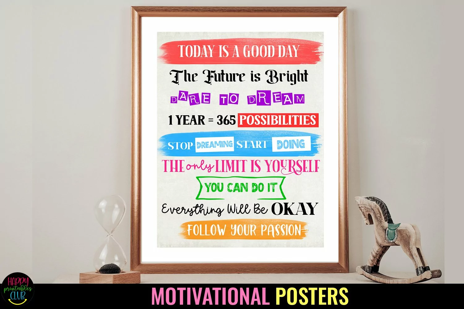 MOTIVATIONAL CLASSROOM POSTERS- OFFICE WALL ART
