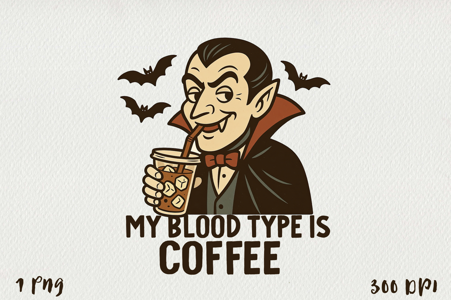 Funny Halloween PNG | Sublimation Design. product image 1