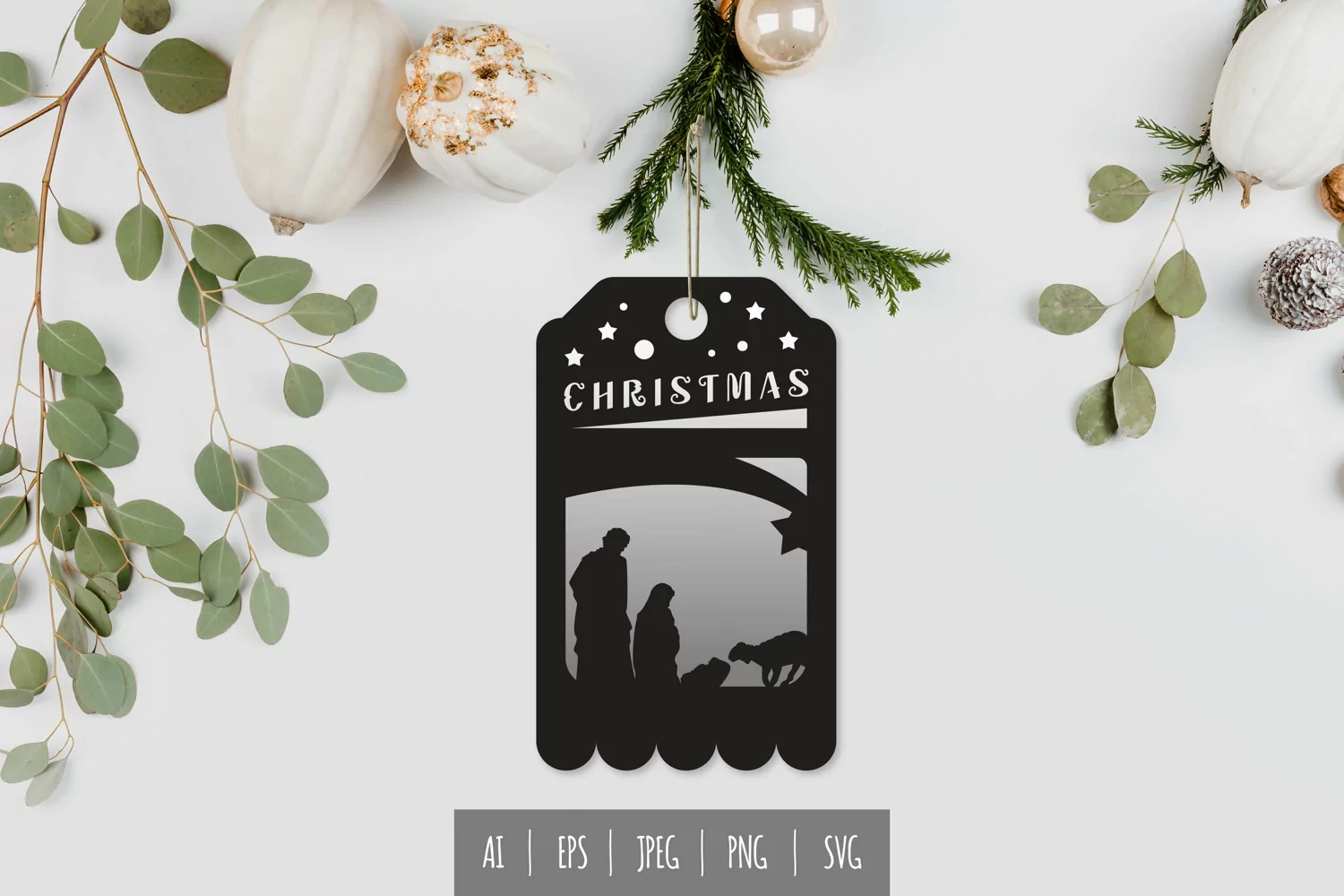 The Star of Christ's Born in Bethlehem Christmas Tag product image 1