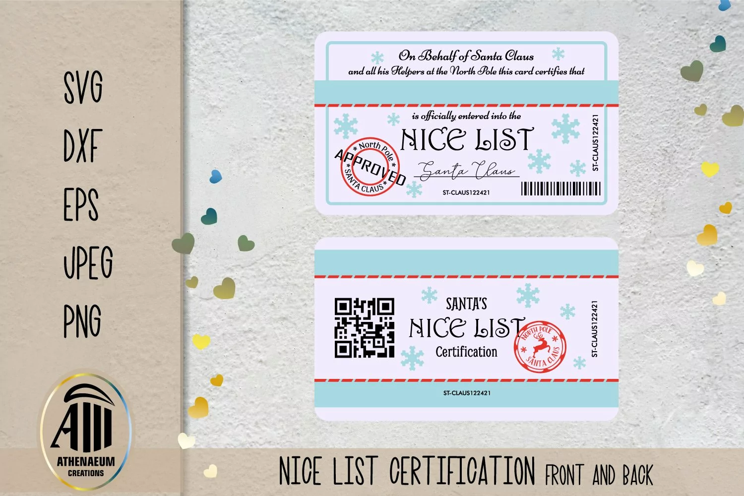 Nice List Certificate| Santa's Nice List