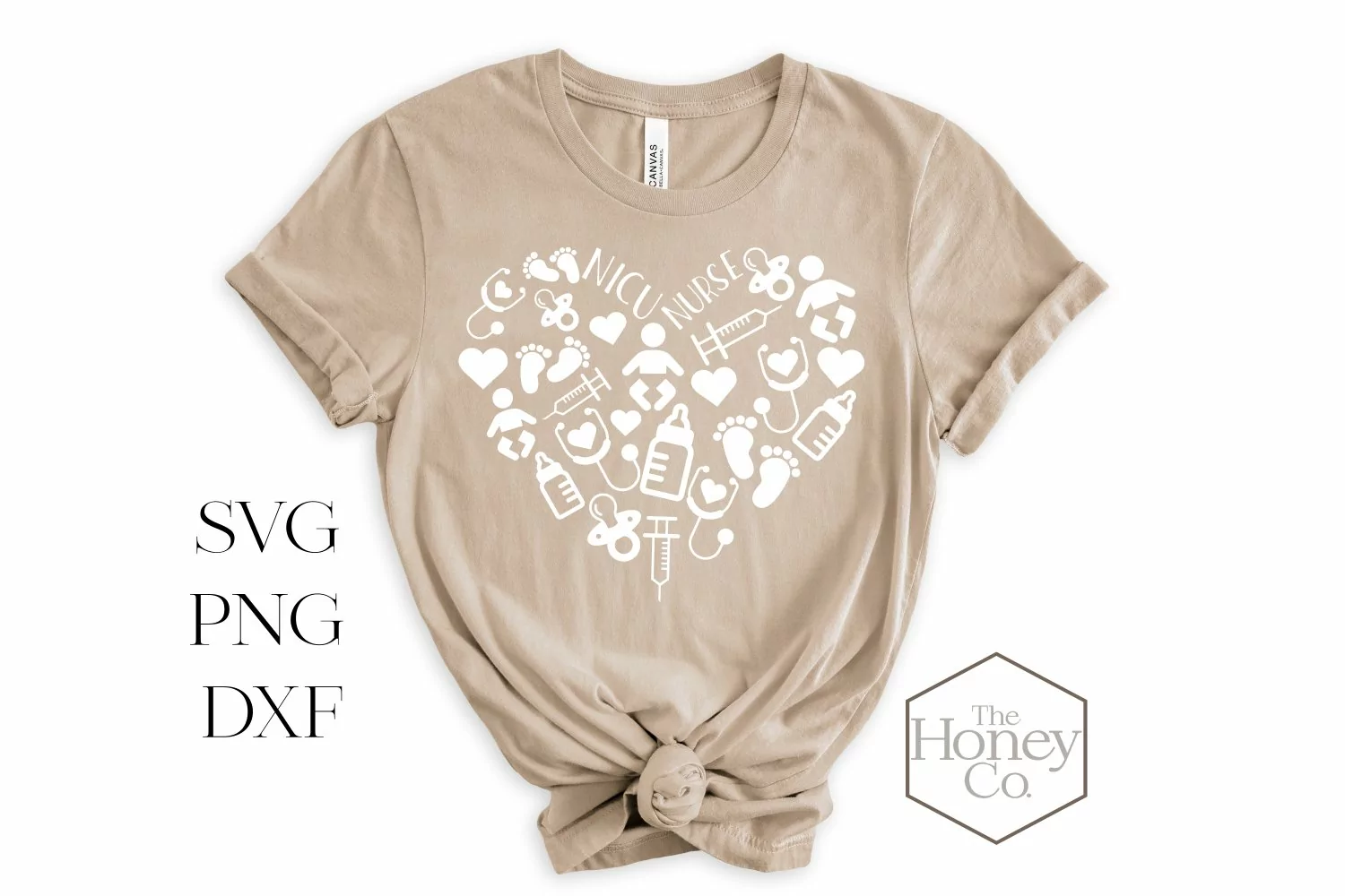 Nicu Nurse SVG | Baby Heart SVG | Nurse Sublimation product image 1