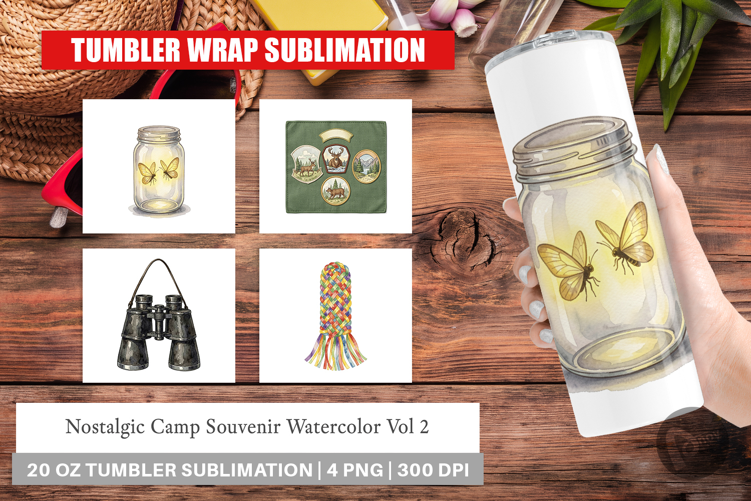Nostalgic Camp Souvenir Tumbler product image 1