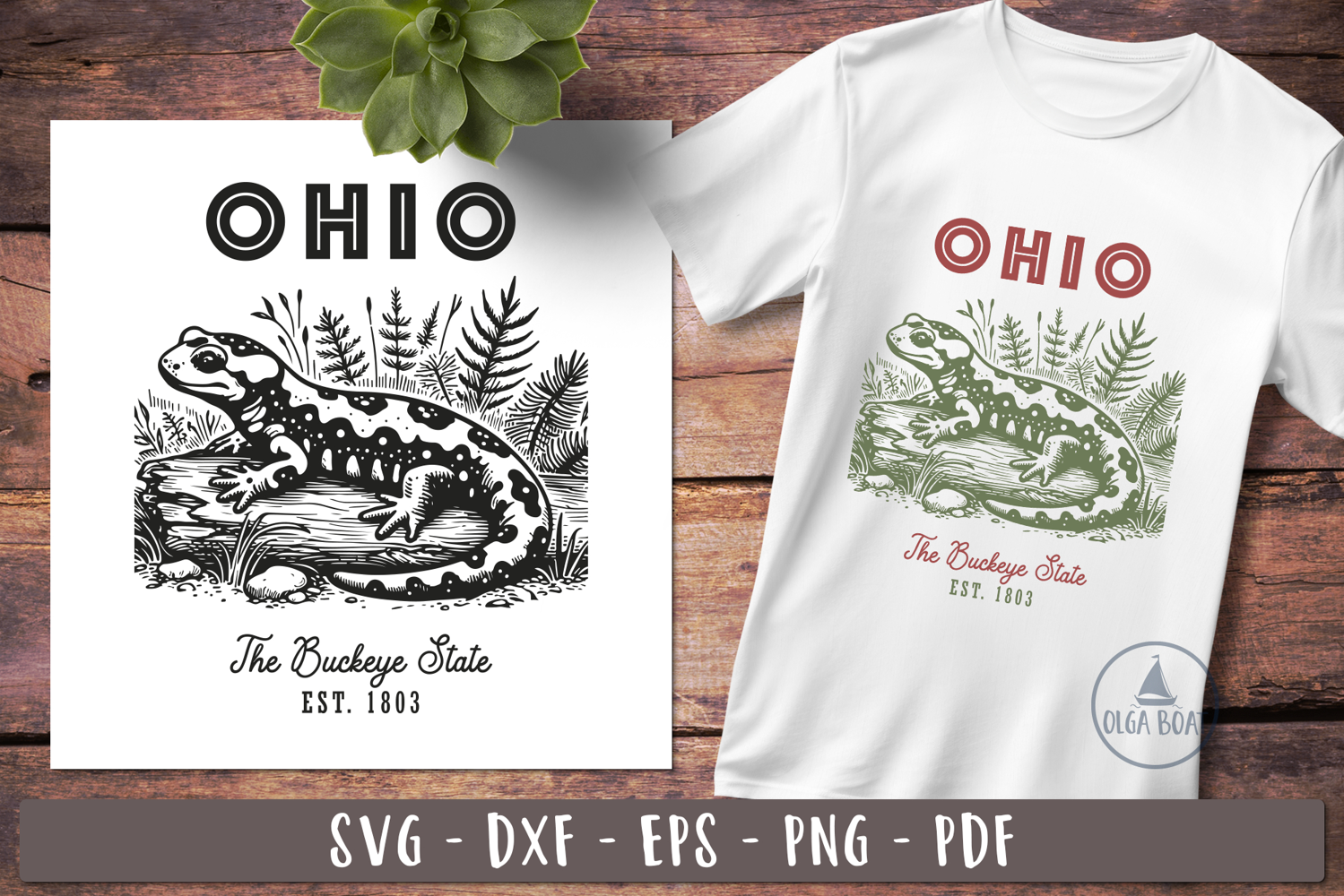 Ohio svg Vintage United states design