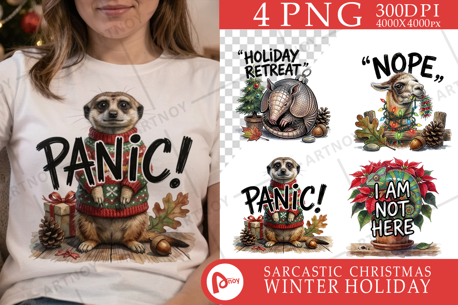 Exotic Holiday Panic Sublimation product image 1