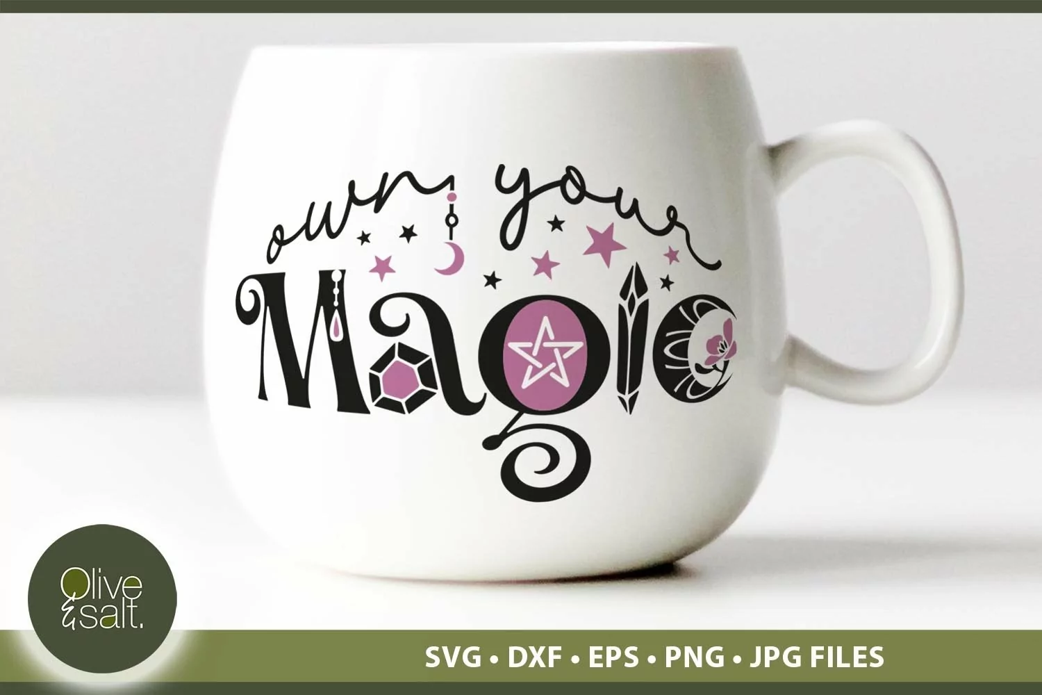 Magic SVG | Inspirational SVG | Celestial Wicca sublimation product image 1