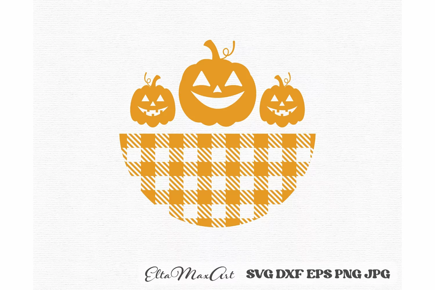 Halloween pumpkin SVG, Halloween Round Sign SVG, Farmhouse product image 1