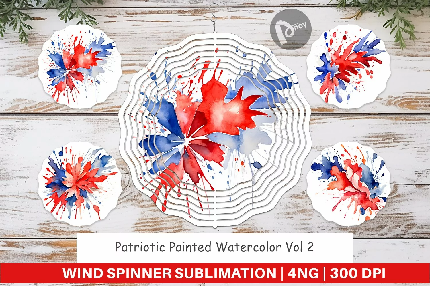 Wind Spinner Patriotic Splash product image 1