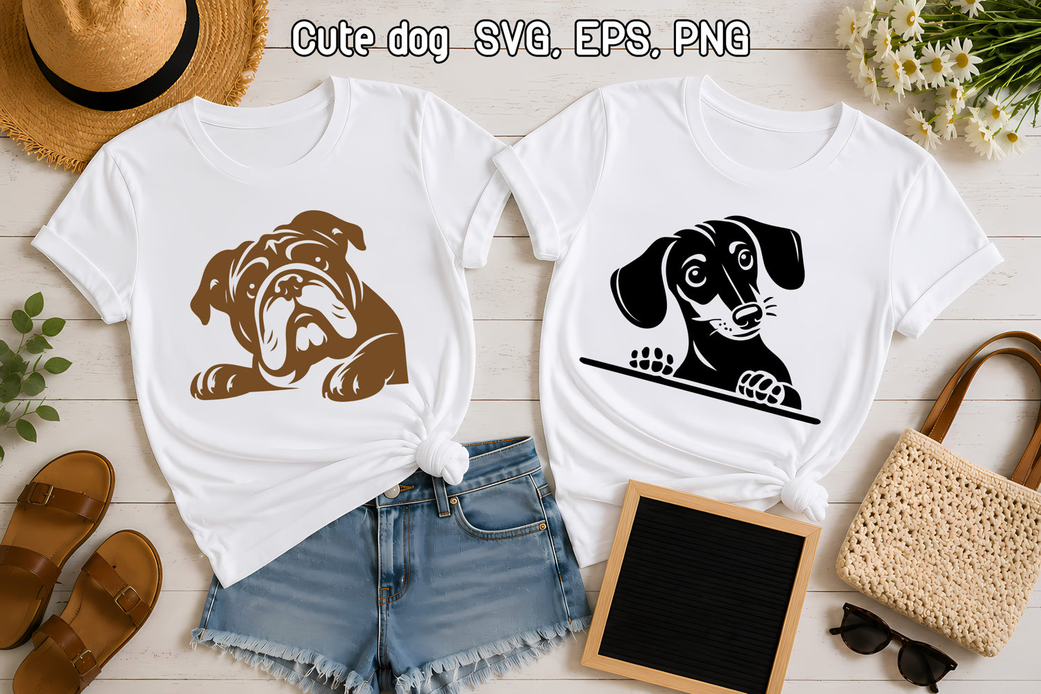 Cute Puppy Dog SVG Design product image 1