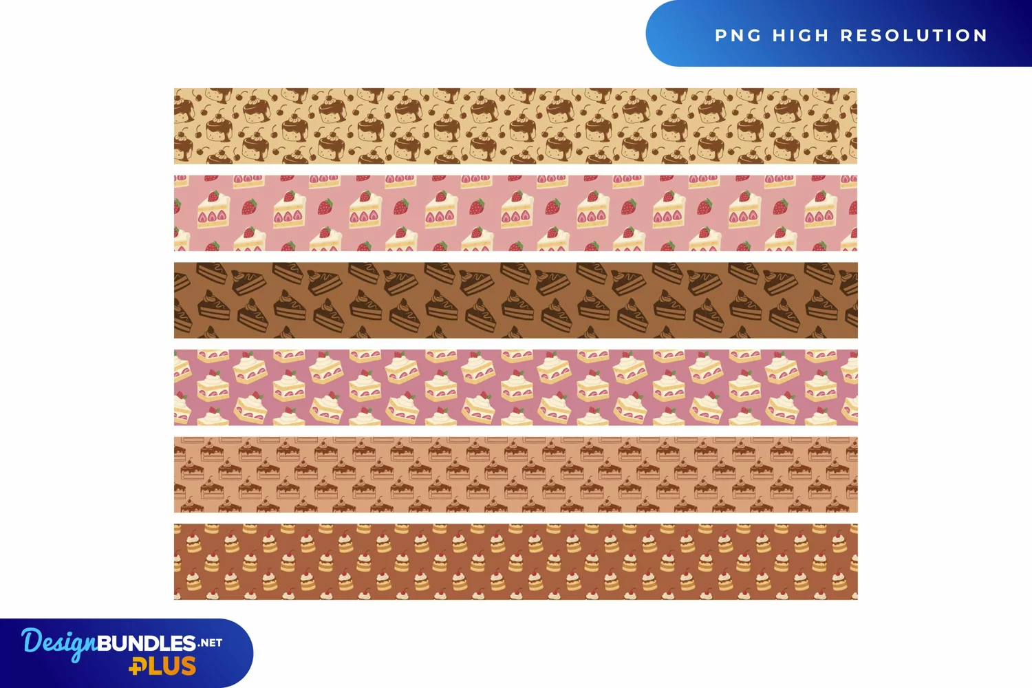 Vintage Piece of Cake Seamless Seamless Strips product image 1