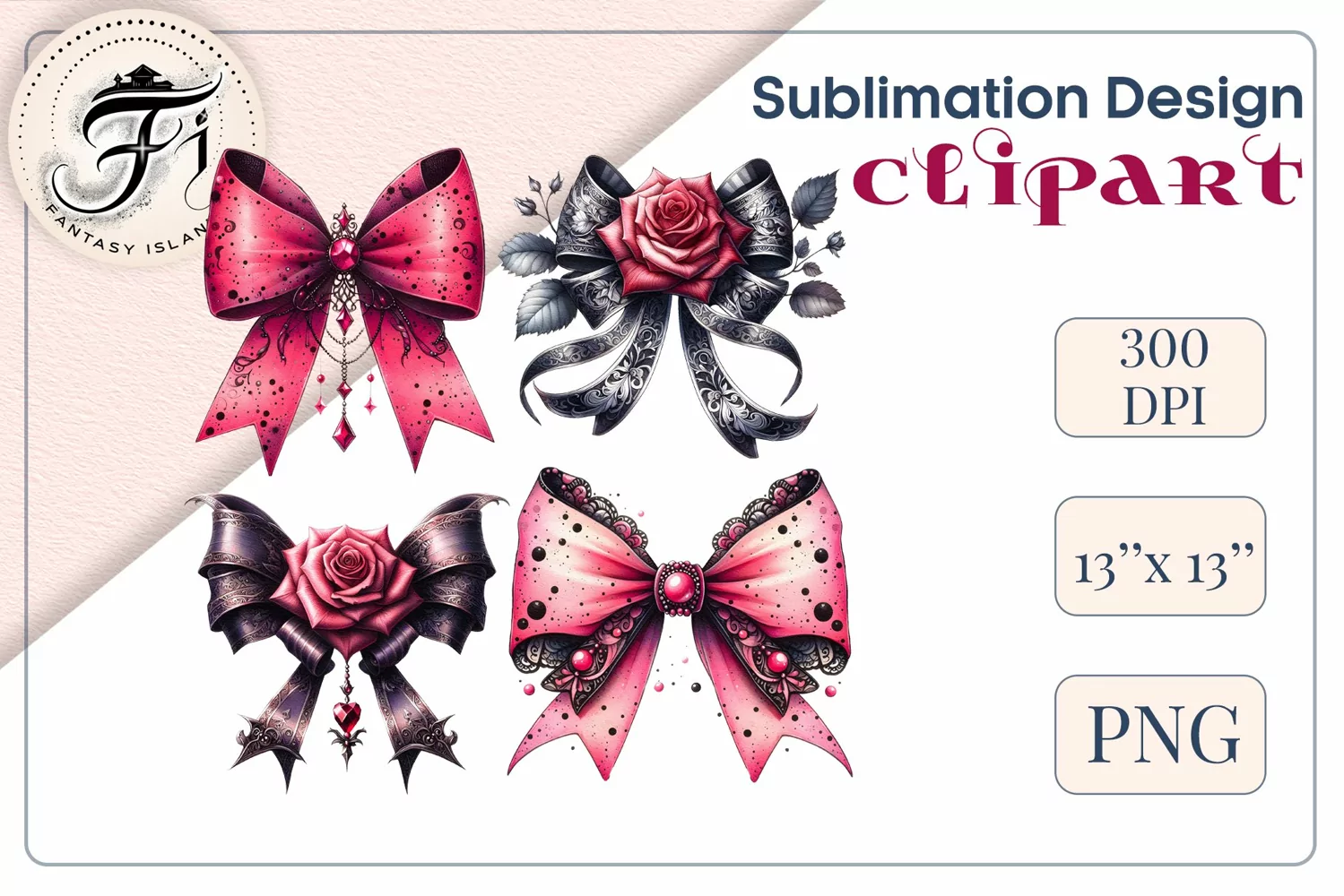 Pink Gothic Watercolor Bows Clipart for Halloween are perfect for adding a spooky yet charming touch to your designs. Use them for cards, invitations, decorations, and other projects to bring a touch of elegant gothic chic to your celebration.