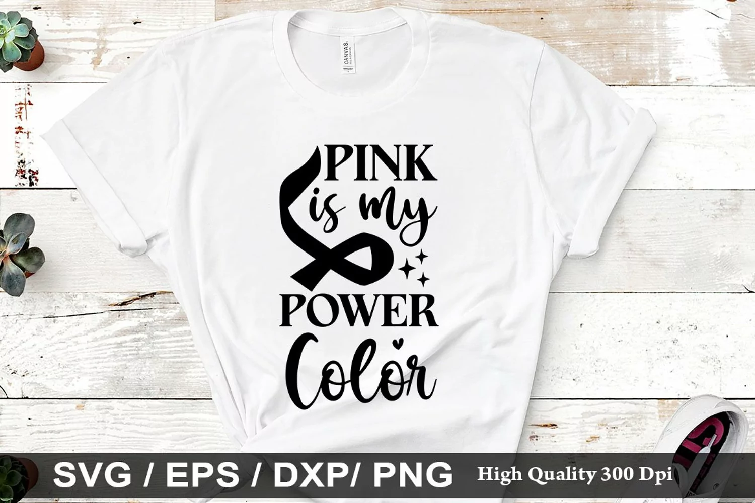 Pink is my power color - True crime SVG Design product image 1