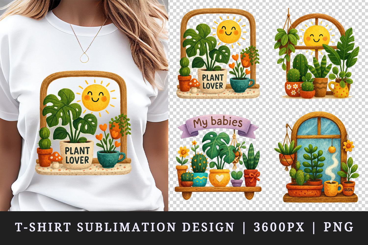 Plant Lover t-shirt printable sublimation design png product image 1