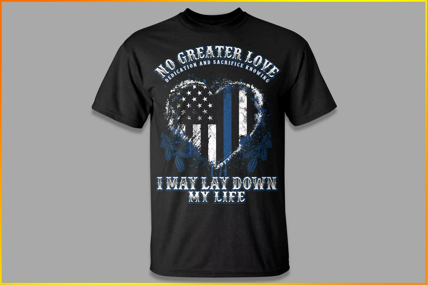 Police Greater Love | Thine blue line | Blue line product image 1