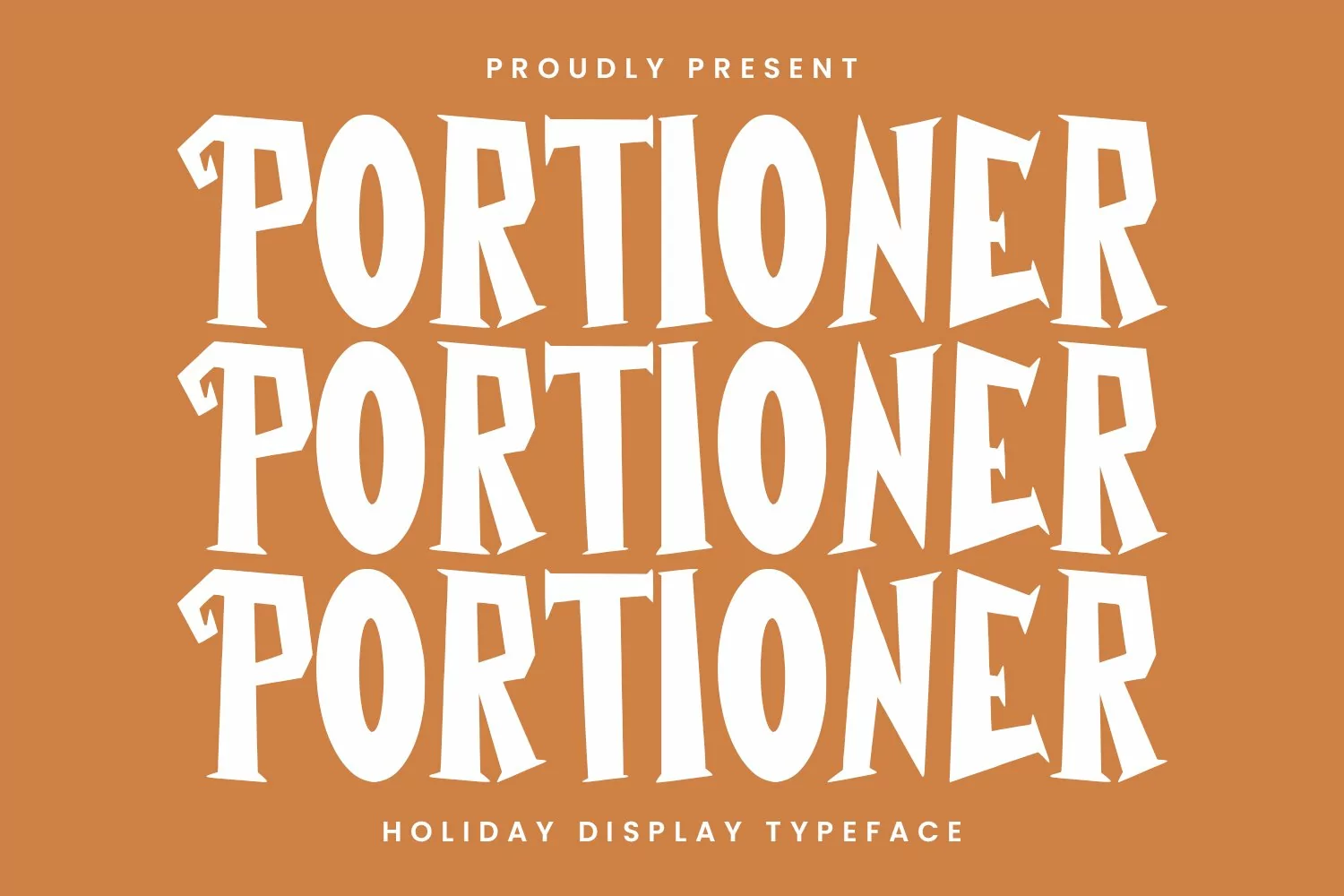 Portioner Holiday Display Typeface product image 1