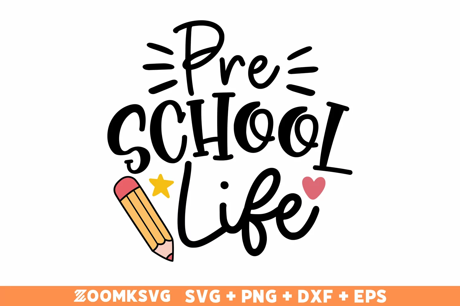 Pre school life SVG, Back to School SVG, School PNG product image 1