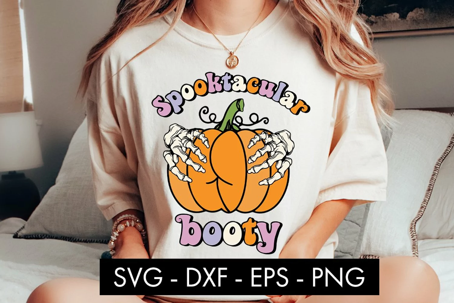 Spooktacular Booty SVG Cut File PNG Sublimation product image 1