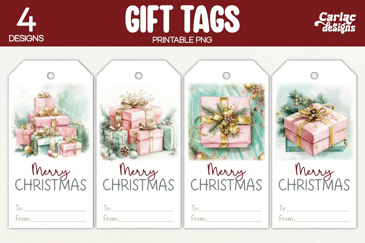 presents gift tags
