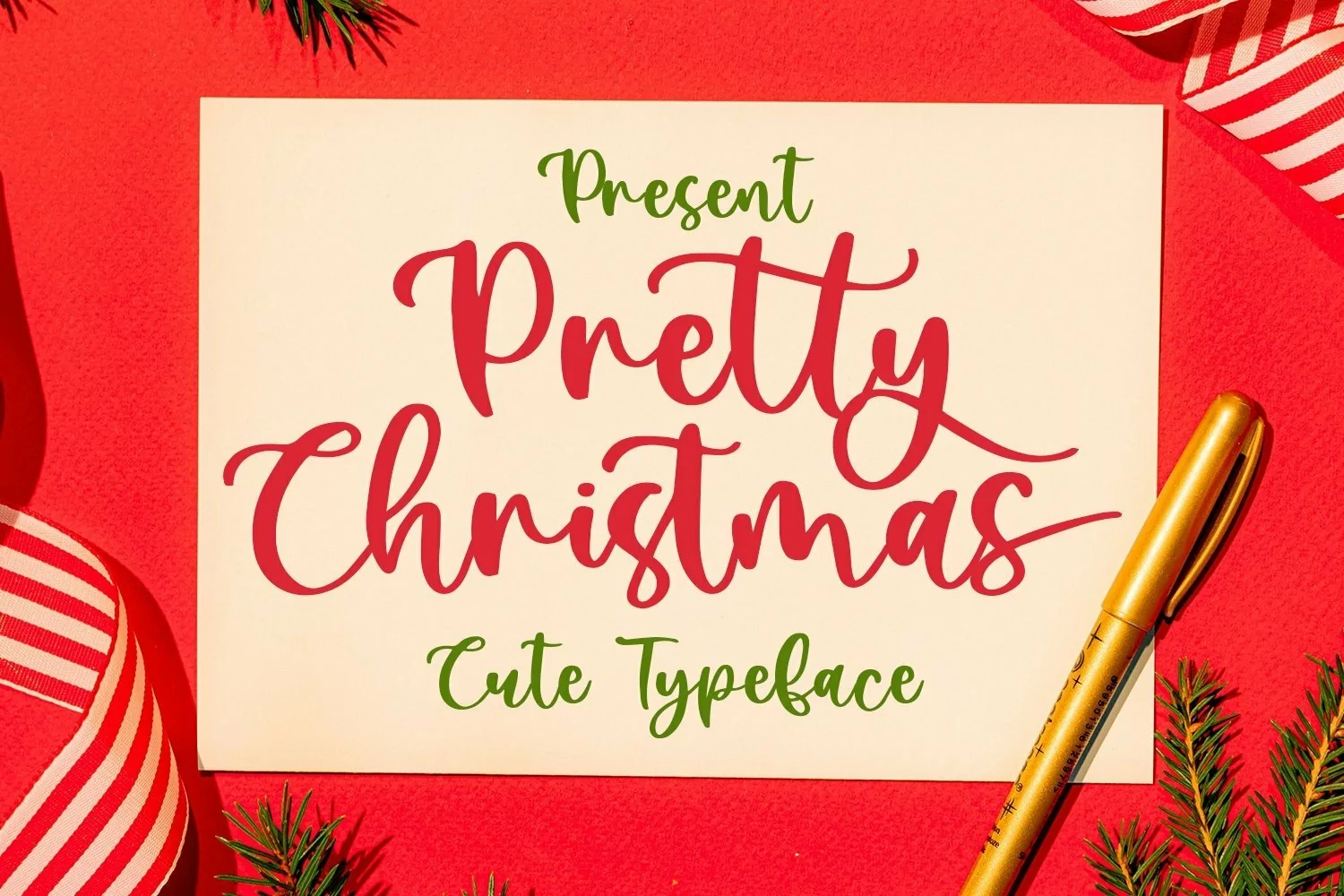 Web Font Pretty Christmas - Beauty Christmas Font product image 1