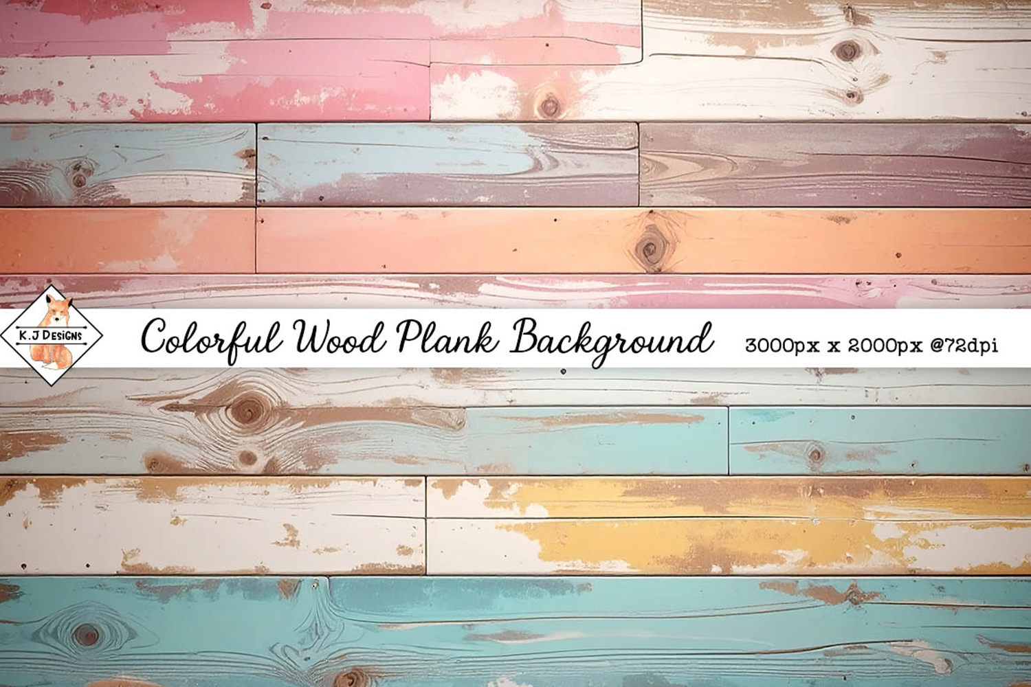 Colored Wood Plank Texture Background jpg product image 1
