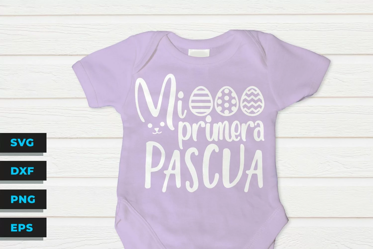 Mi Primera Pascua - Español - Spanish Easter SVG Cut File product image 1