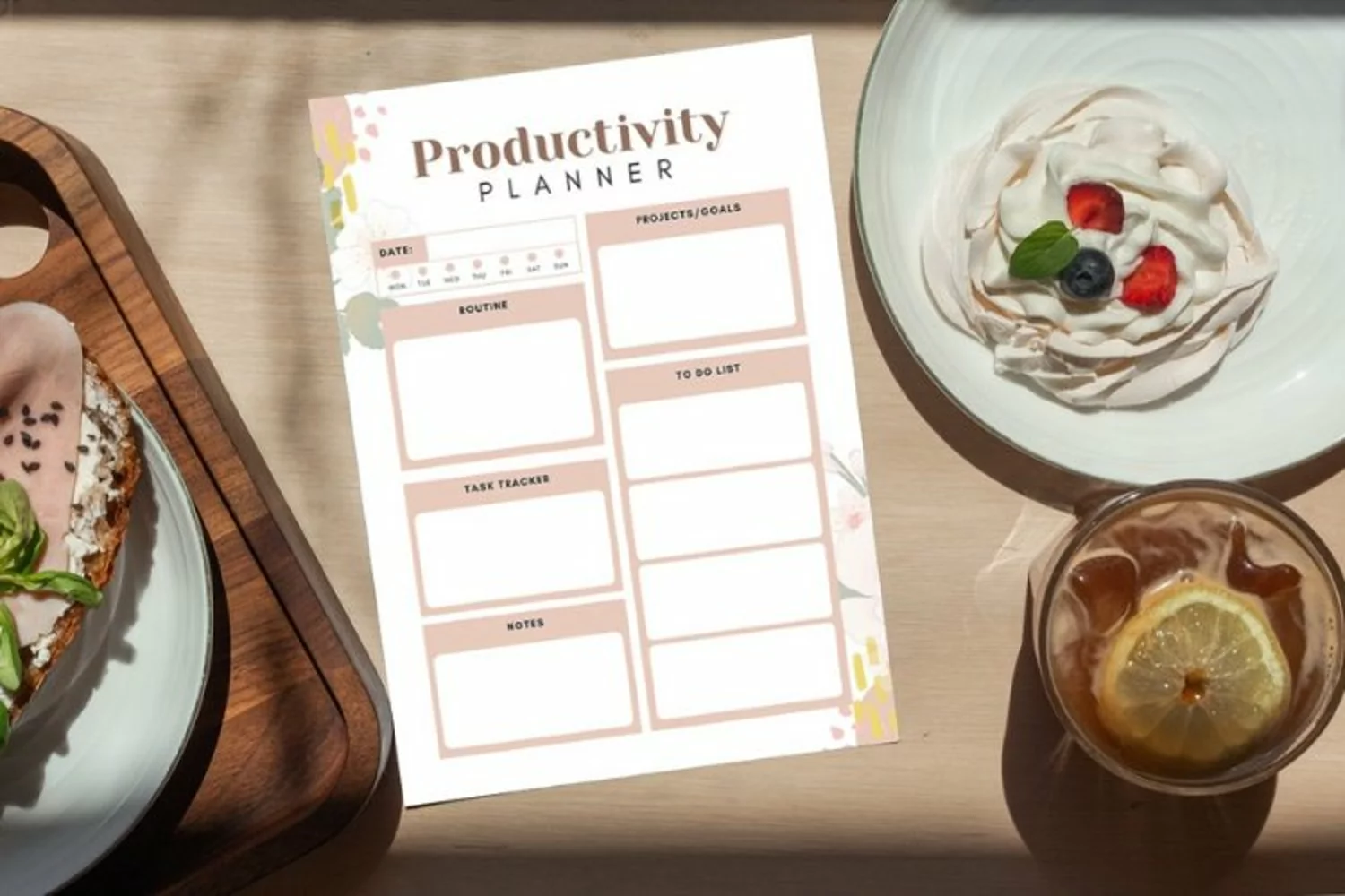 Productivity Planner Canva Template product image 1