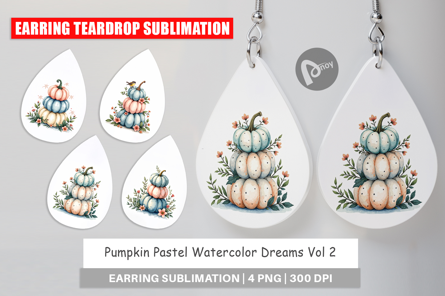 Pumpkin Pastel Dreams Earring product image 1