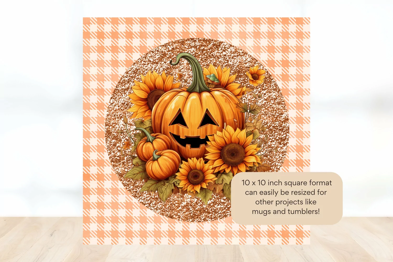 Pumpkin Wind Spinner Sublimation Halloween Wind Spinner