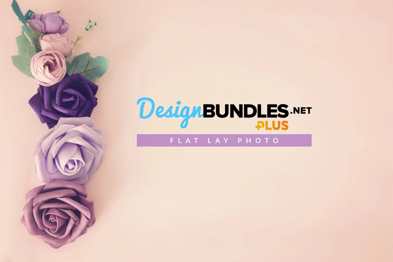Purple Florals | Vintage Flat Lay Photo product image 1