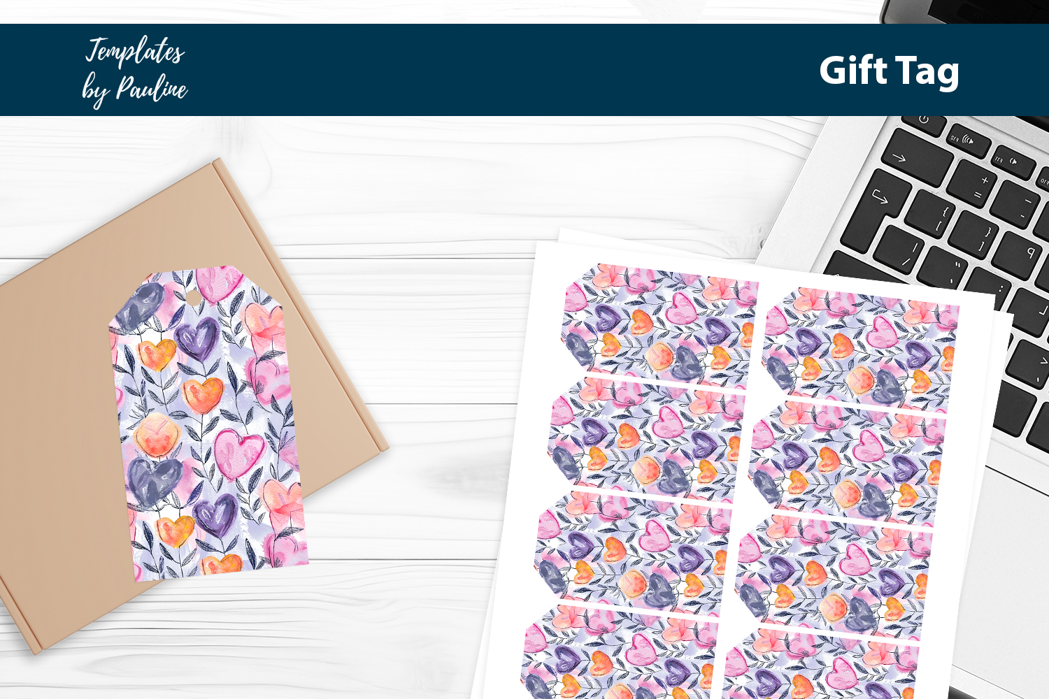 Purple Heart Printable Heart Product Label