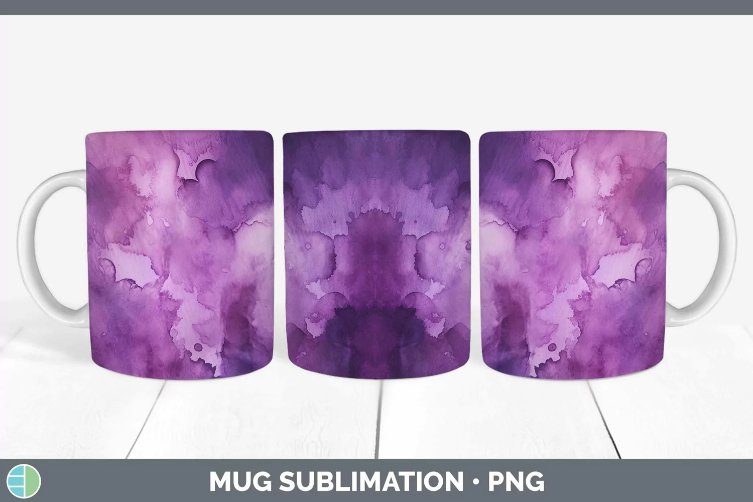 GorgeousPurple Mug Wrap design.