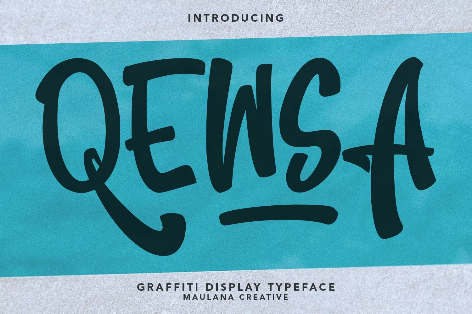 Qewsa Graffiti Display Typeface product image 1