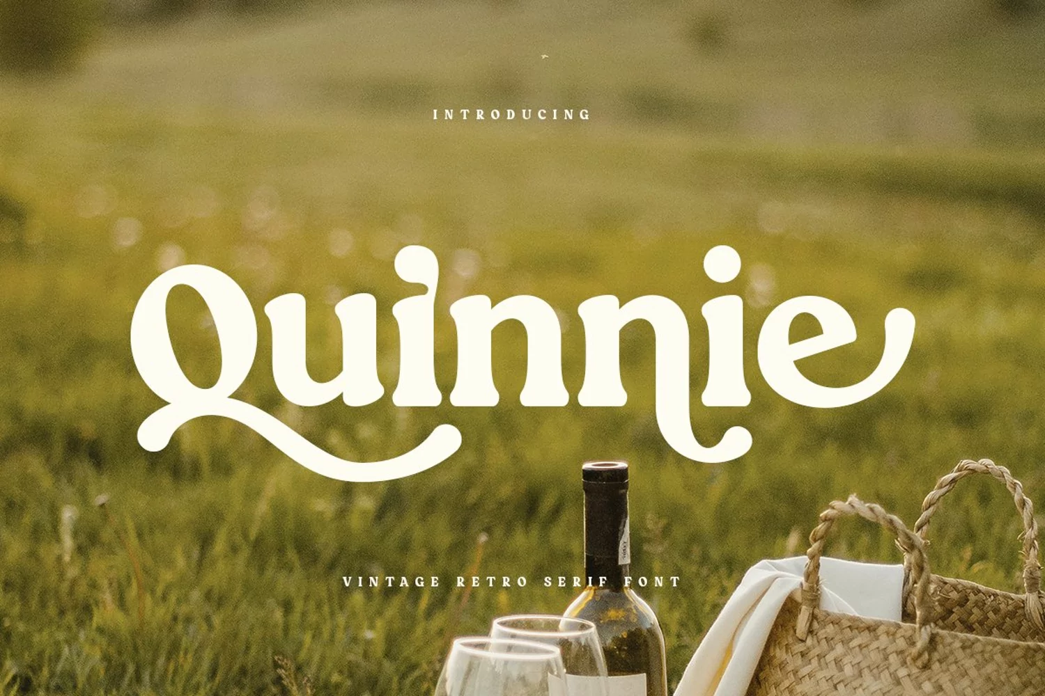 Quinnie - Vintage Retro Serif Font product image 1