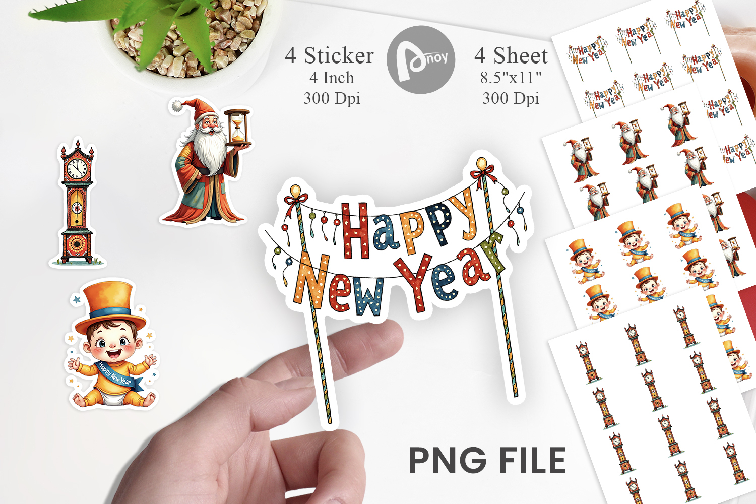 New Year Celebration Sticker product image 1