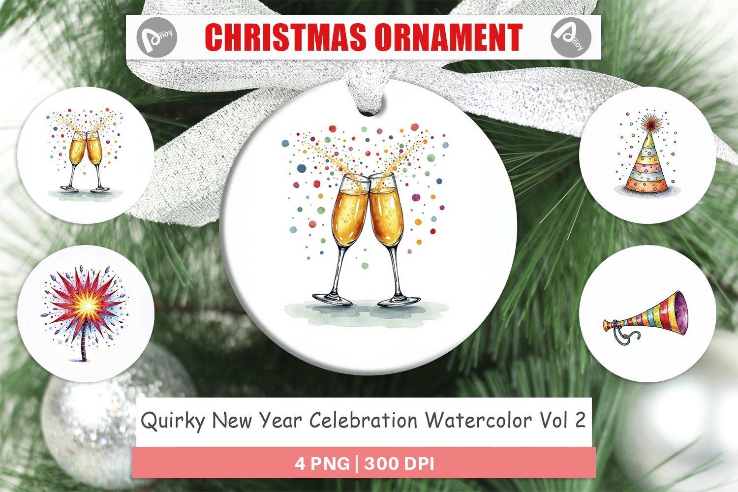 New Year Celebration Ornament product image 1