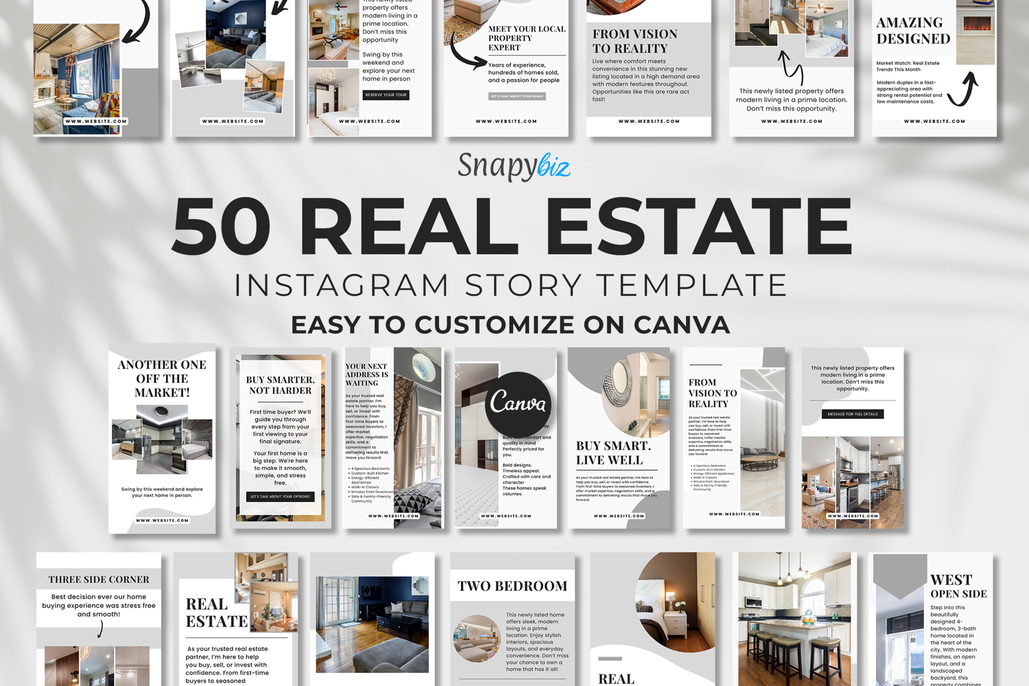 Real Estate IG Canva Story Template product image 1