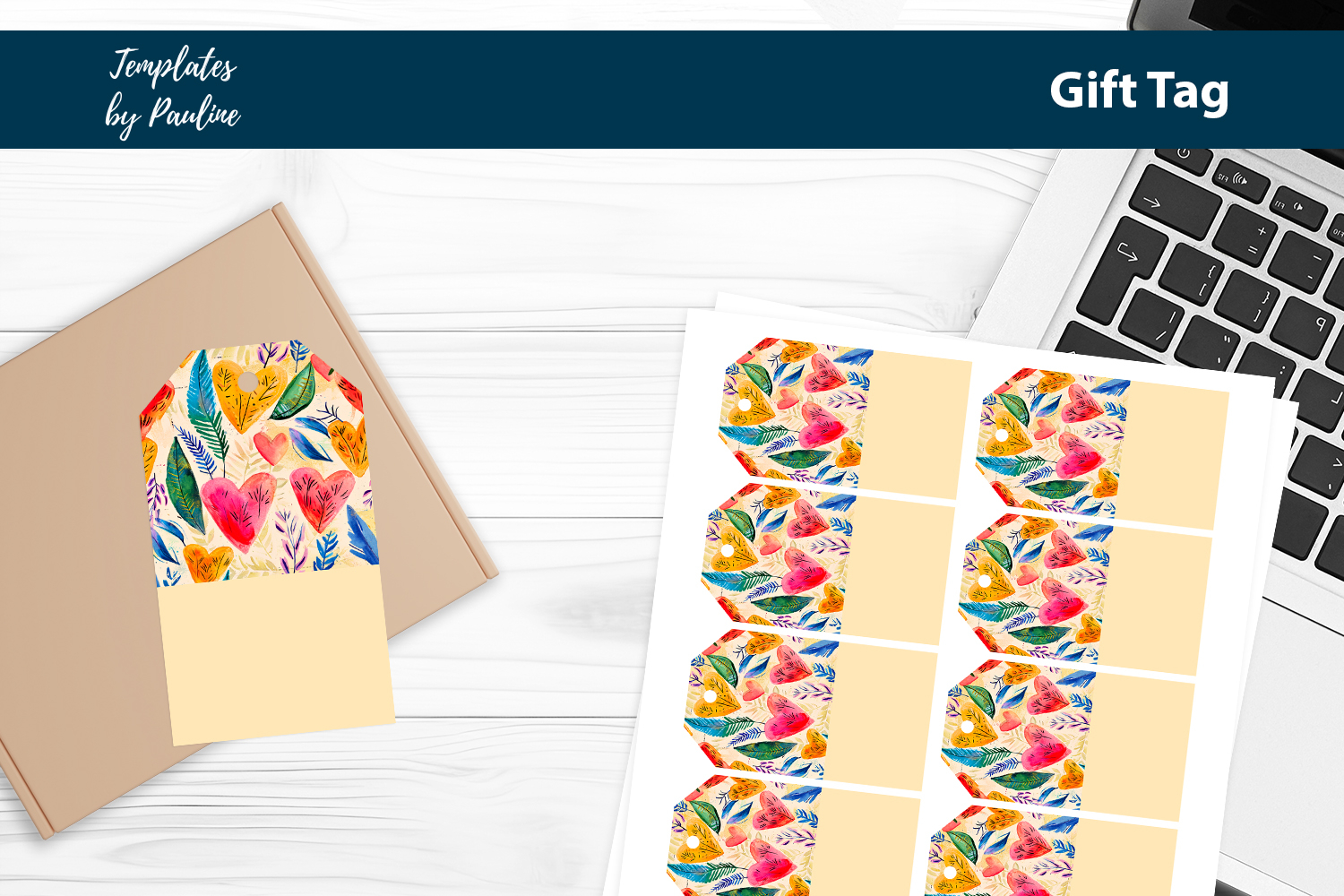 Printable Heart Product Label