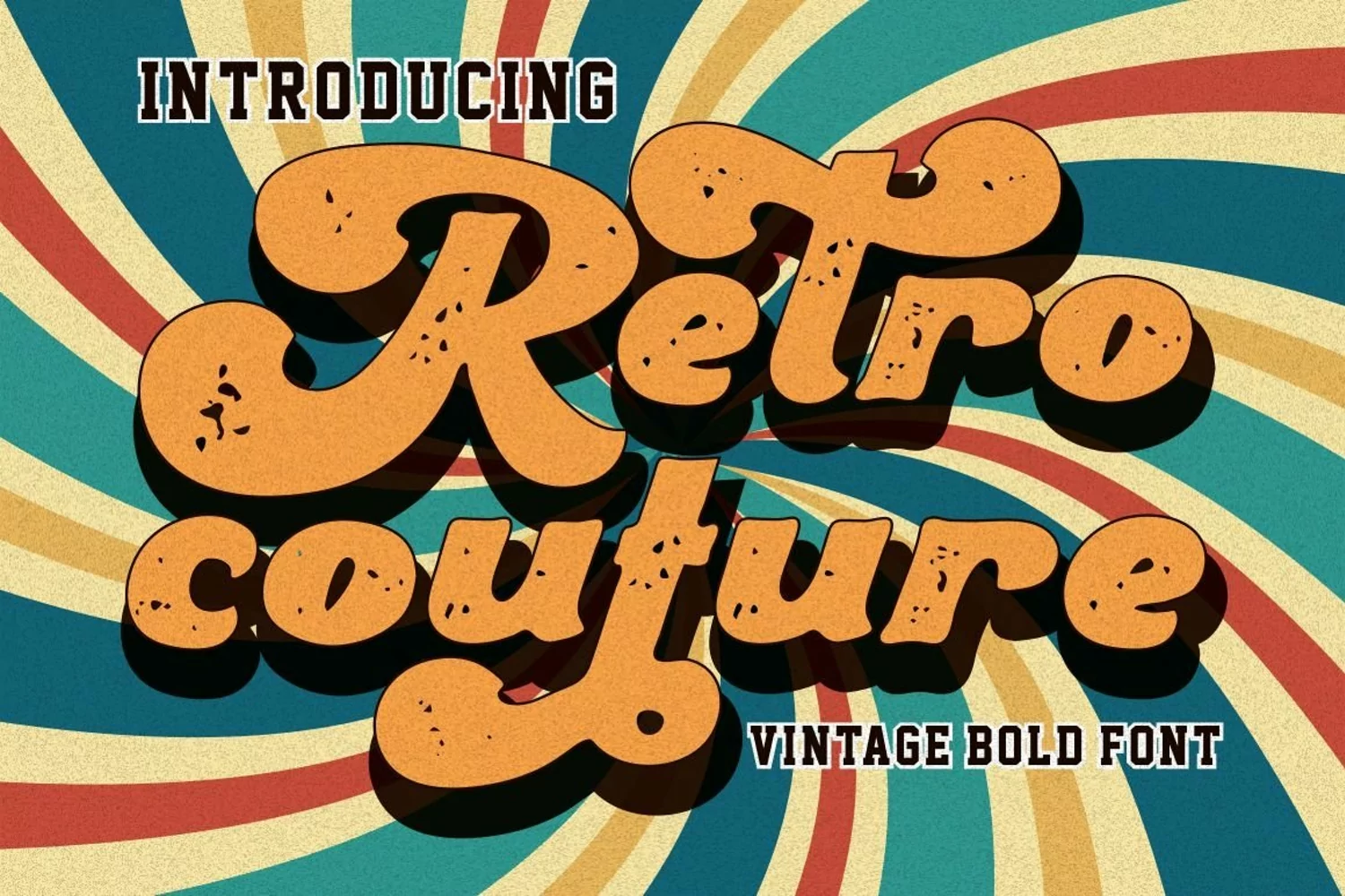 Retro Couture - Vintage Bold Font product image 1