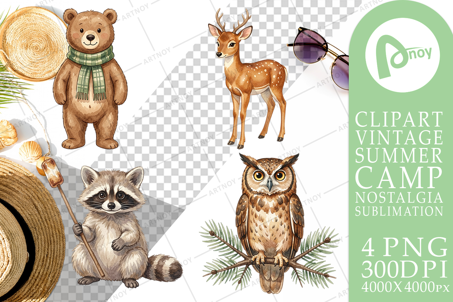 Retro Forest Friend Sublimation product image 1