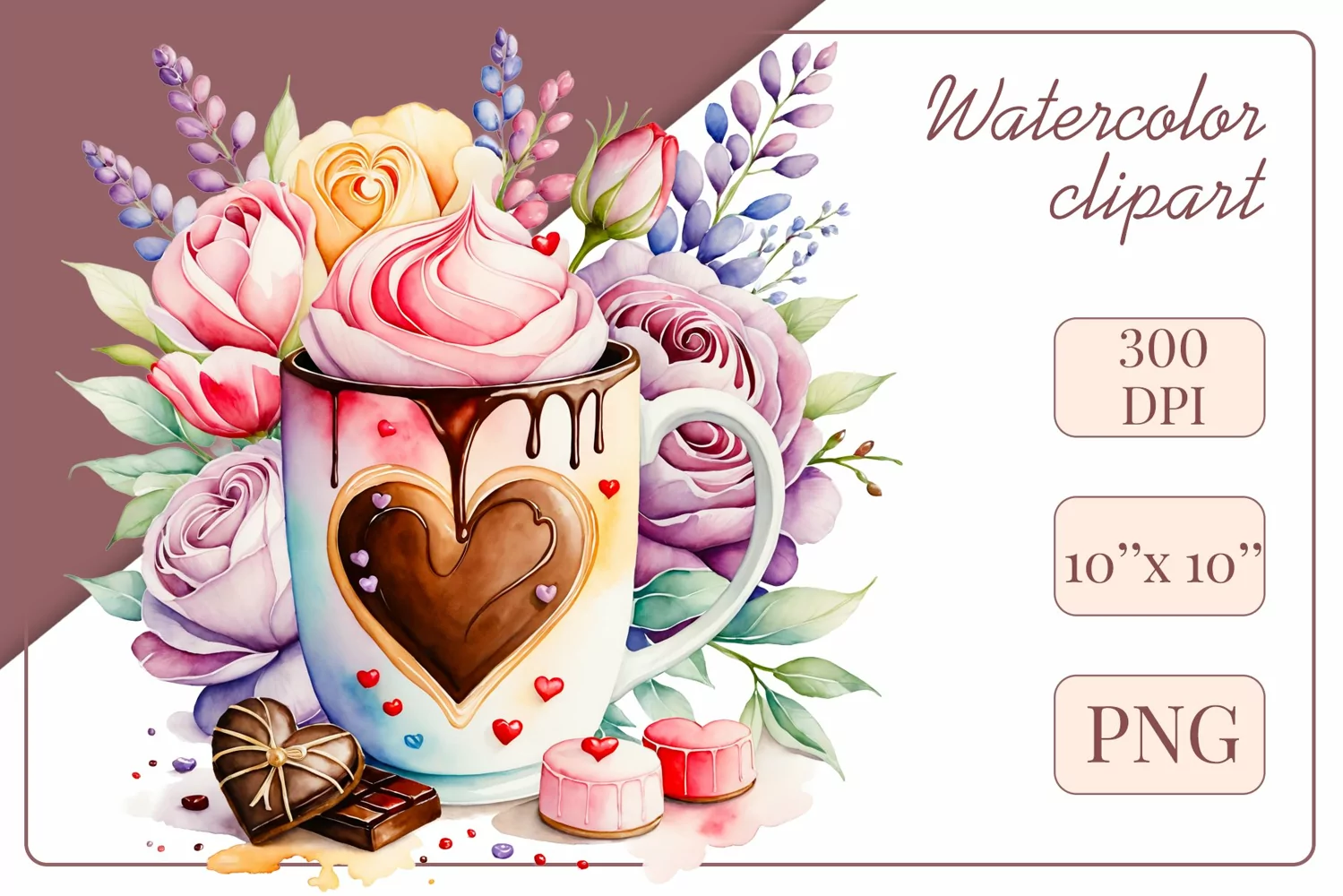 Explore stunning watercolor coffee cup art featuring delicate hearts, ideal for romantic occasions like weddings or heartfelt greetings. Perfect for adding warmth to cafe decor or crafting cozy designs. Find inspiration with our romantic coffee cliparts.