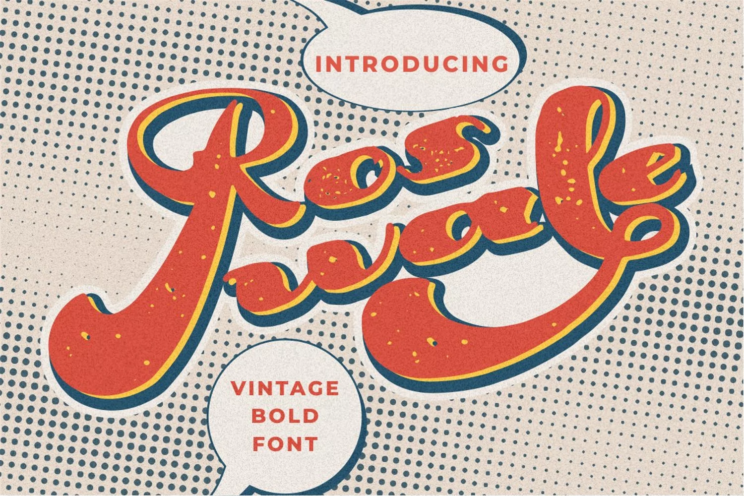 Roswale - Vintage Bold Font product image 1