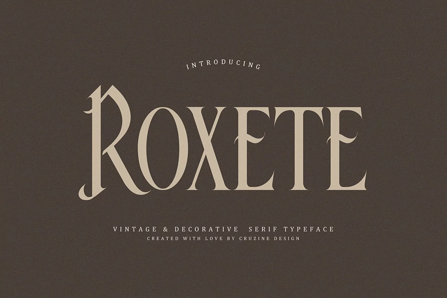 Roxete Vintage Serif Font product image 1