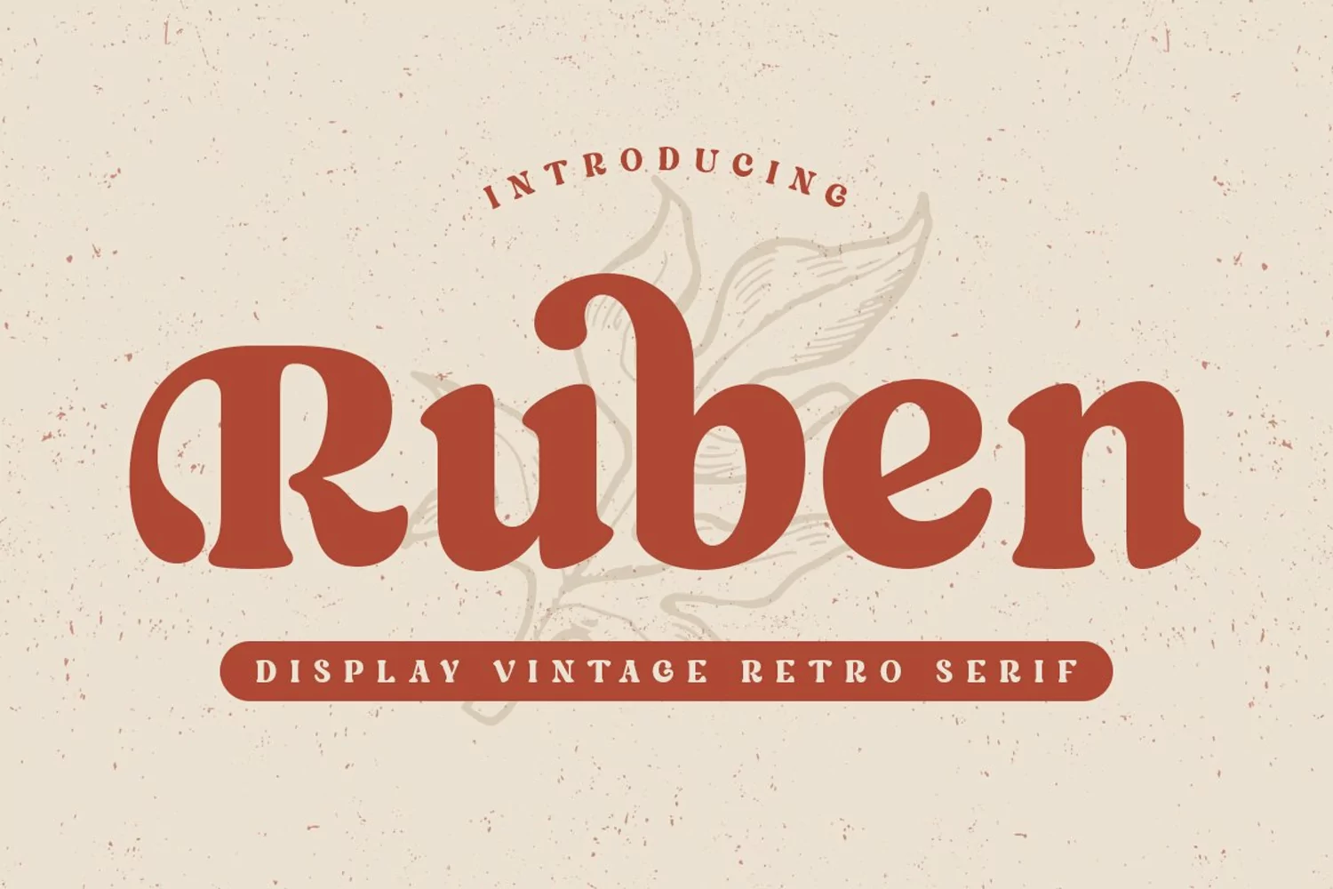 Ruben - Display Vintage Retro Serif product image 1