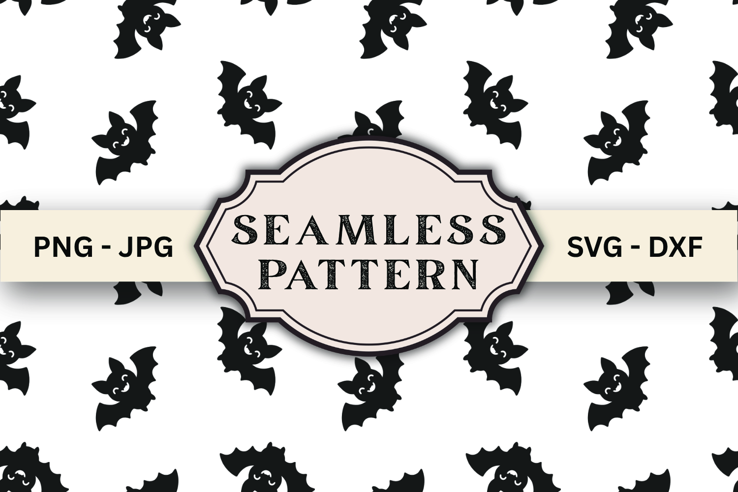 Halloween Seamless Pattern svg design product image 1