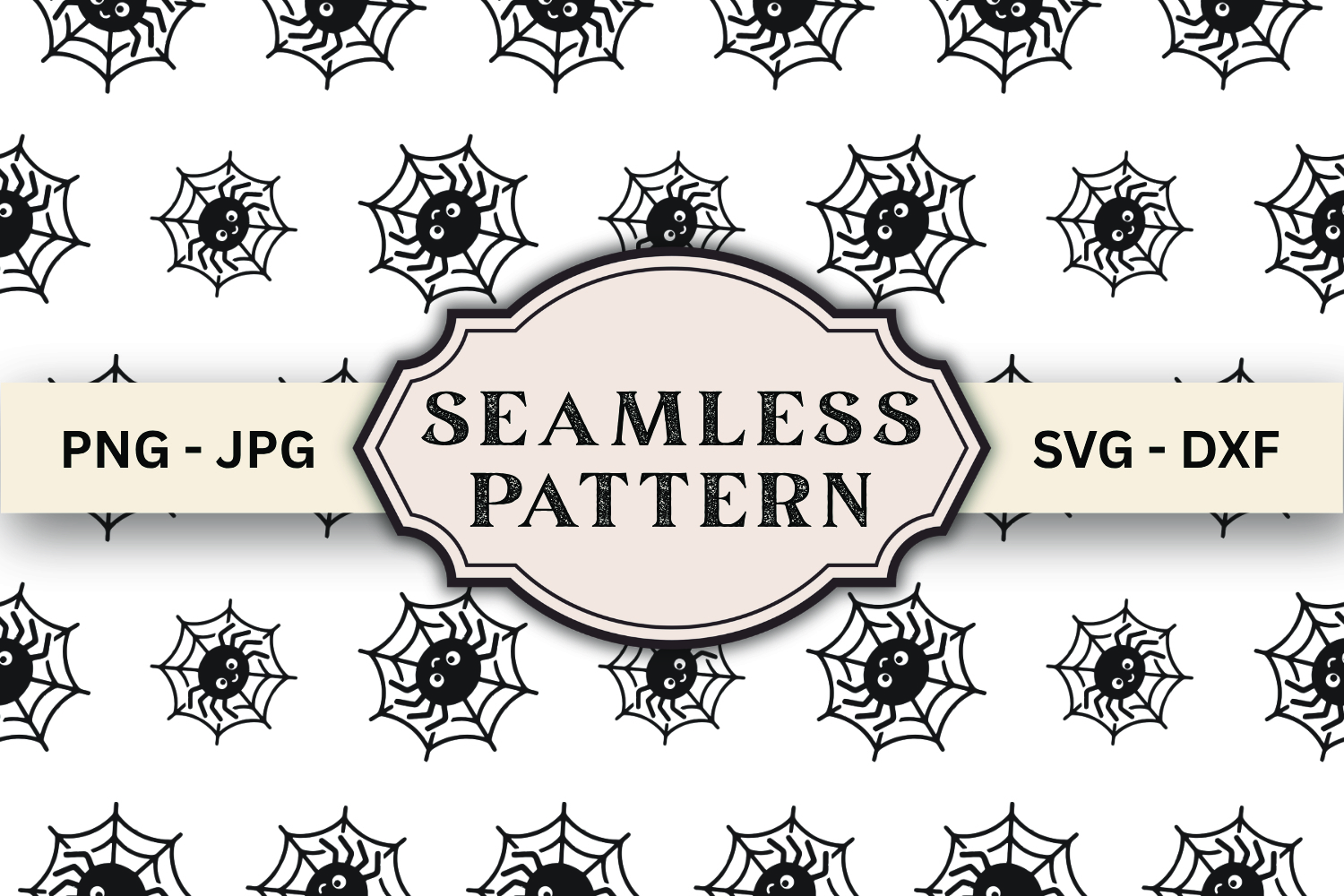 Halloween Seamless Pattern svg design product image 1