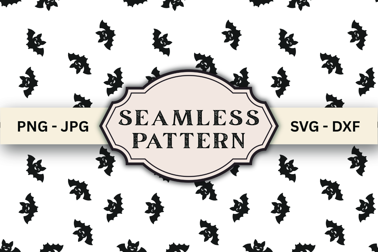 Halloween Seamless Pattern svg design product image 1