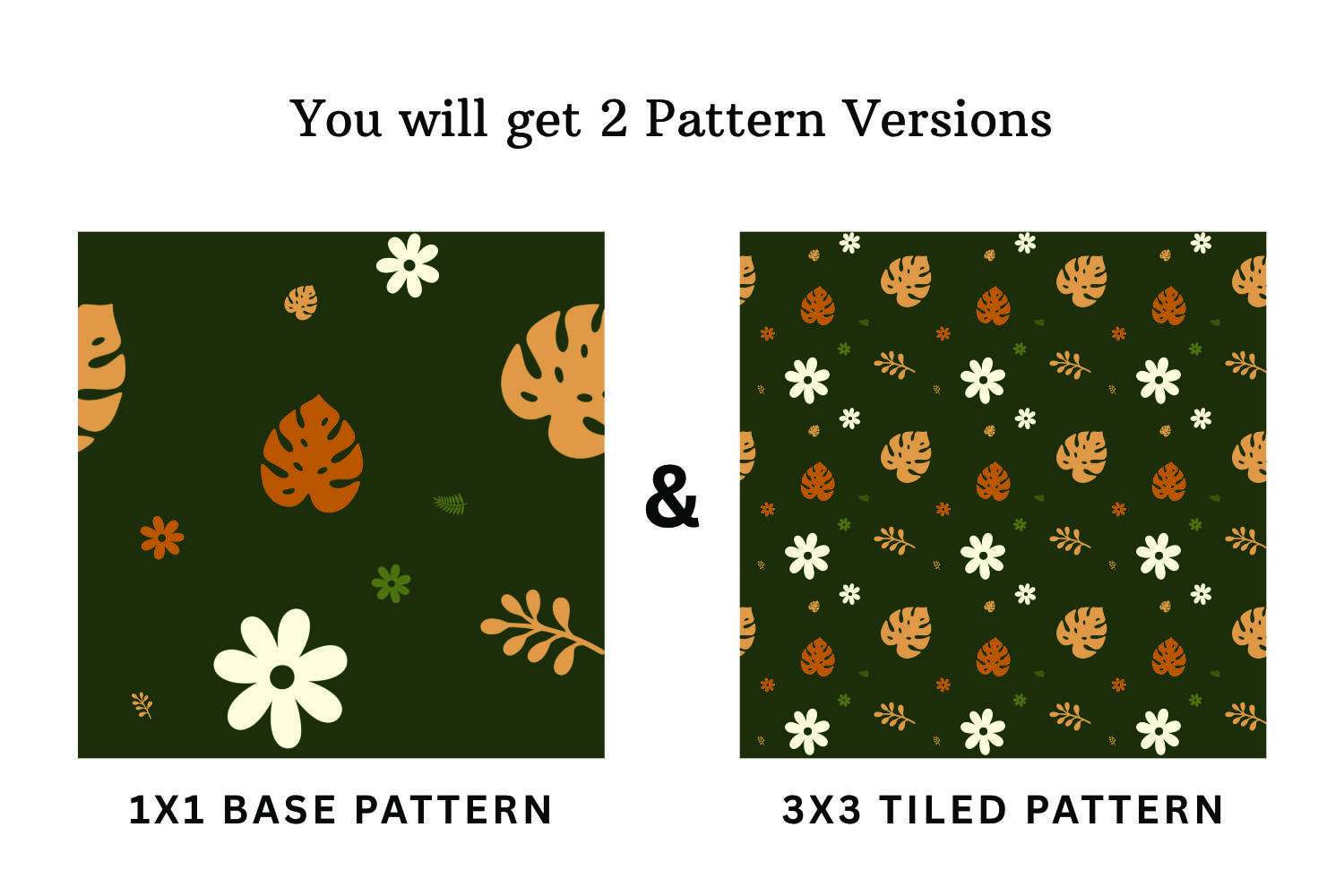 Cute Halloween Seamless Pattern, Digital Paper product image 1