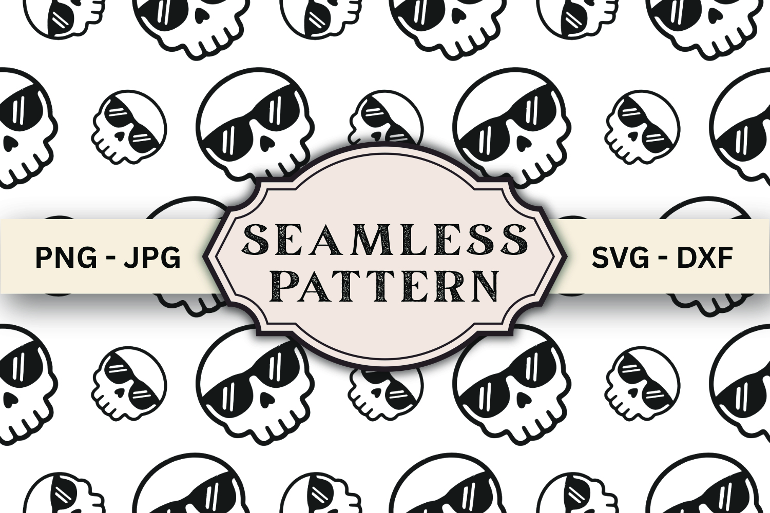 Halloween Seamless Pattern svg design product image 1
