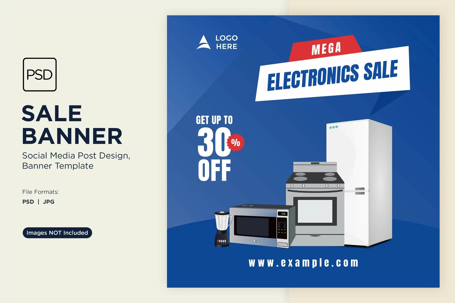 Special Sale on Electronic devices Banner Design Template product image 1